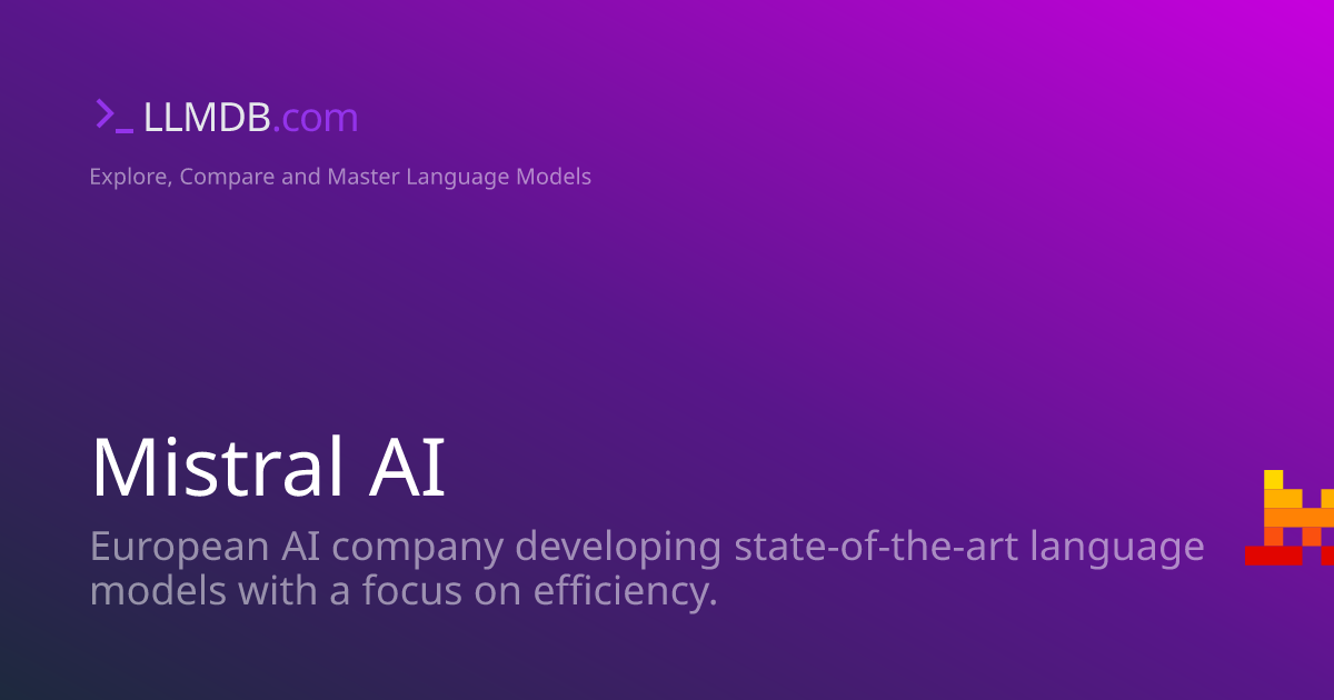 Mistral AI - LLM Model Provider